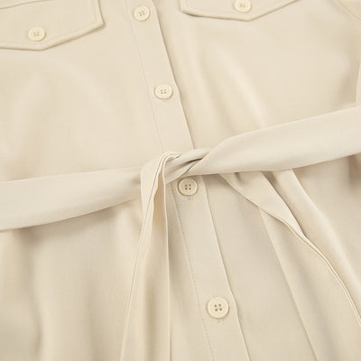 SOPHIA | STRUCTURED BELTED SHIRT DRESS