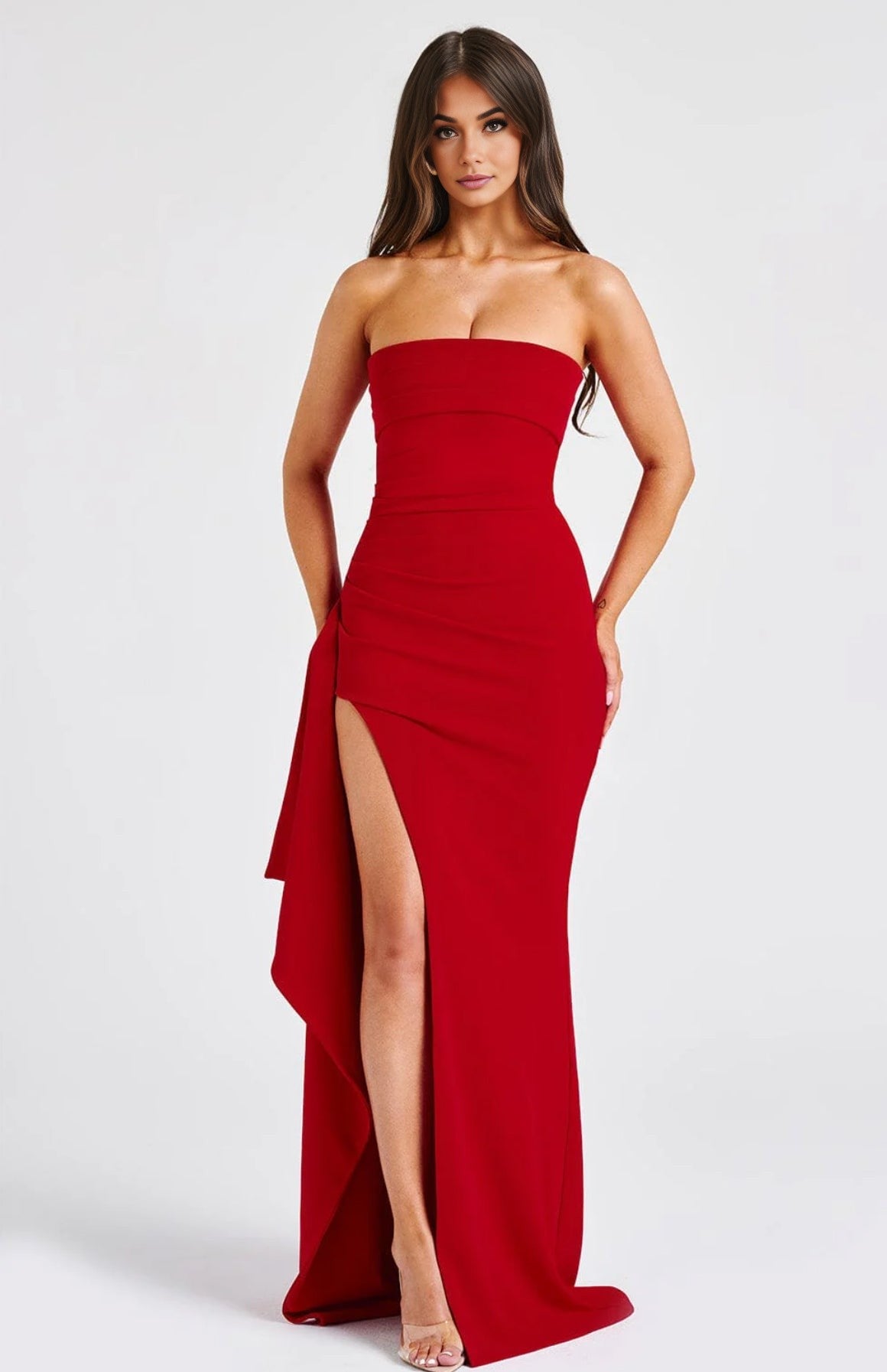SERENA | STRAPLESS MAXI DRESS