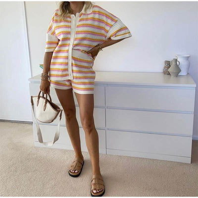 JULIET | STRIPED KNIT SET
