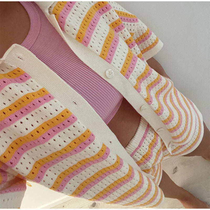 JULIET | STRIPED KNIT SET