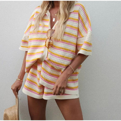 JULIET | STRIPED KNIT SET